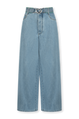 מכנסי ג'ינס כחולים בגזרה רחבה BOTTEGA VENETA