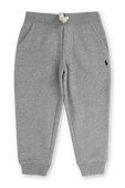 גילאי 5-7 מכנסי טרנינג  אפורים עם לוגו רקום POLO RALPH LAUREN KIDS