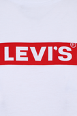 טישירט לבנה עם לוגו LEVI`S