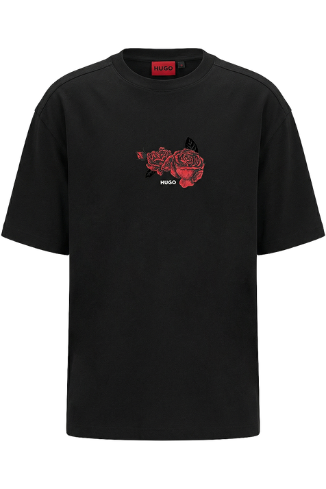 חולצת טי בגזרת אוברסייז HUGO