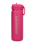 תמונה קידמית של Back to Life Sport Bottle 18oz Straw Lid