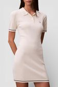 תמונת דוגמן קידמית של שמלת פולו מיני