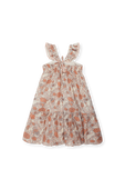 שמלת קצרה פרחונית - גילאי 3-4 LOUIS LOUISE