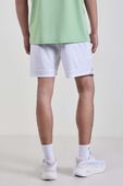 תמונת דוגמן אחורית של Mesh-Panelled Tennis Short 7''