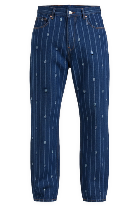 מכנסי ג'ינס בגזרת באגי