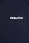 גילאי 4-16 מכנסי טרנינג כחולים עם לוגו DSQUARED2 KIDS