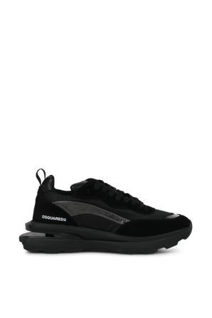 נעלי סניקרס ספלאש שחורות DSQUARED2