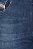 ג'ינס סקיני כחול משופשף בגזרה גבוהה DIESEL