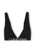 חזיית משולשים שחורה עם לוגו CALVIN KLEIN