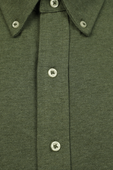 תמונה אחורית של Classic Fit Shirt in Green