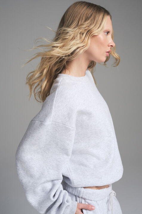 COTTON FLEECE CLASSIC CREW SWEATSHIRT SKIMS