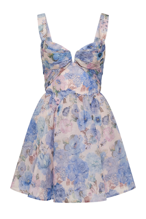 שמלת מיני פשתן ZIMMERMANN