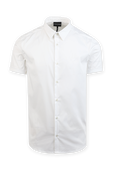 חולצה מכופתרת לבנה בגזרת סלים EMPORIO ARMANI