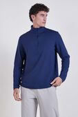 תמונת דוגמן קידמית של Soft Jersey Half Zip