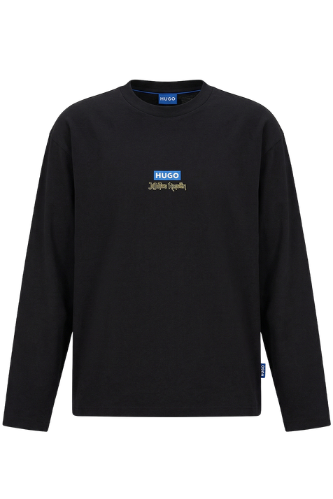 חולצת טי שרוול ארוך הוגו X ג'וג'וטסו קאיסן HUGO BOSS BLUE