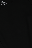 גילאי 4-16 חצאית מיני שחורה עם רצועת לוגוטייפ CALVIN KLEIN