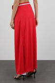 פילה X וואי פרוג'קט חצאית מקסי אדומה עם שסע FILA