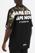 תמונת דוגמן אחורית של Sesame Street Camo Tshirt in Black