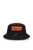 כובע באקט שחור עם שרוכים אחוריים HERON PRESTON