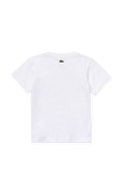 גילאי 2-12 חולצת טי לבנה עם לוגו LACOSTE KIDS