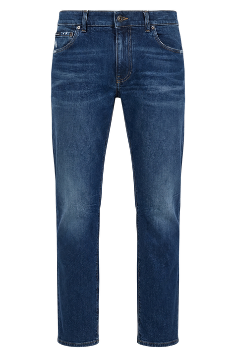 מכנסי ג'ינס בגזרה משוחררת DOLCE & GABBANA