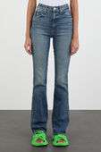 The Smokin High Waisted Jeans in Light Wash MOTHER