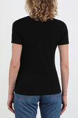 תמונת דוגמן אחורית של Basic Tshirt in Noir Black