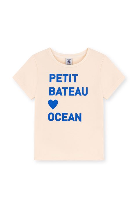 חולצת טי עם הדפס - גילאי 3-5 PETIT BATEAU