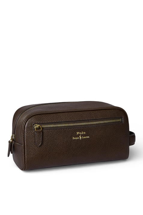 תיק רחצה מעור POLO RALPH LAUREN