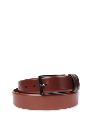 Carmello Leather Belt in Brown BOSS