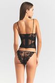 תמונת דוגמן אחורית של UNLINED DEMI CORSET