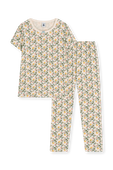 סט חולצה ומכנסי פיג'מה - גילאי 2-5 שנים PETIT BATEAU