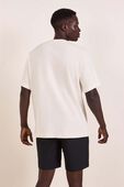 תמונת דוגמן אחורית של Relaxed Cotton Slub T-Shirt