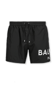 תמונה קידמית של Logo Swim Shorts in Black