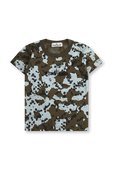 חולצת טי עם הדפס צבאי- גילאי 10-12 STONE ISLAND KIDS