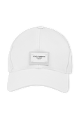 כובע בייסבול עם לוחית לוגו מטאלית DOLCE & GABBANA