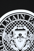 חולצת לוגו טי פריז עם הדפס מדליון BALMAIN