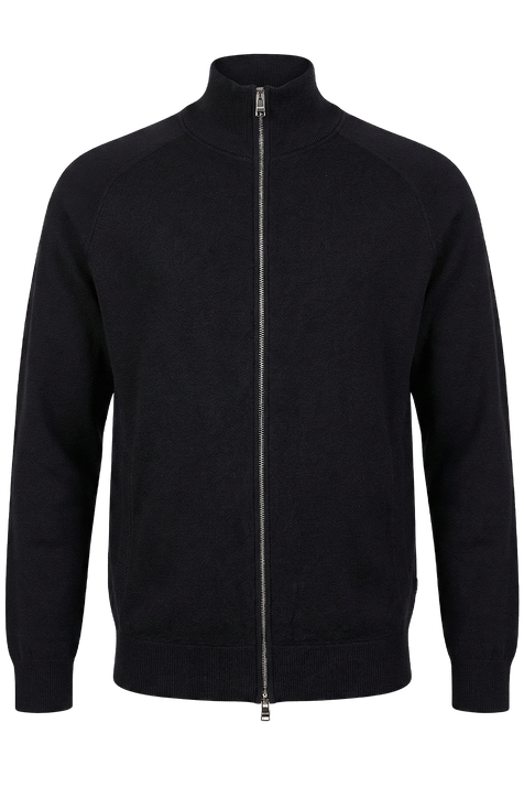 קרדיגן כותנה וצמר BOSS