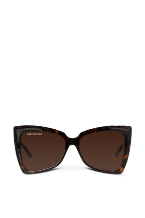 Tip Butterfly Sunglasses in Brown BALENCIAGA