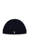 כובע כותנה עם לוגו רקום POLO RALPH LAUREN KIDS