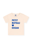 חולצת טי עם הדפס - גילאי 18-36 חודשים PETIT BATEAU