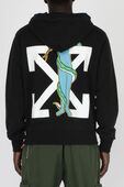תמונת דוגמן אחורית של Adam is Eve Hoodie in Black
