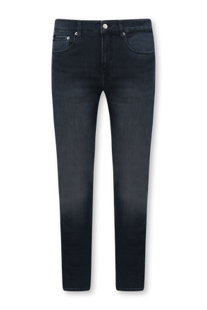 מכנסי סקיני ג'ינס שחורים משופשפים CALVIN KLEIN