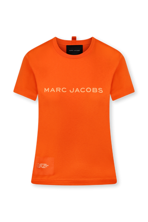 חולצת טי עם לוגו בכתום MARC JACOBS
