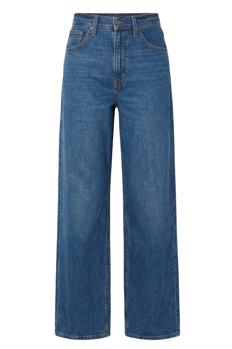 מכנסי ג'ינס בגזרת באגי