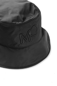 כובע באקט שחור עם לוגו MONCLER