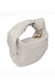 תמונת תקריב של Small BV Jodie Bag in White
