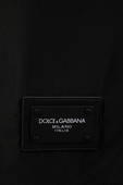 מכנסי גלישה עם לוחית לוגו מטאלית DOLCE & GABBANA