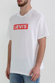 חולצת טי ישרה עם הדפס LEVI`S