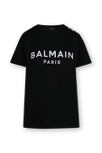 Balmain Slim Fit T-Shirt in Black BALMAIN